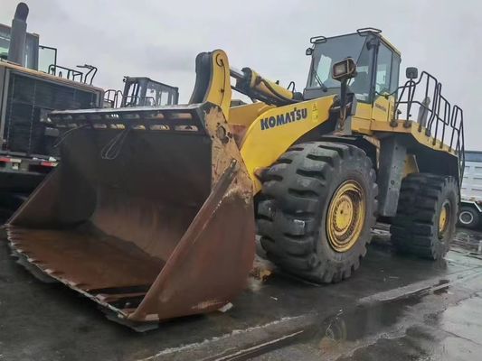 Komatsu WA600-6 Used Small Wheel Loader WA500-6 Safety Operation For Mining