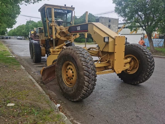 Original Color Used Caterpillar 14H Motor Grader In Excellent Condition
