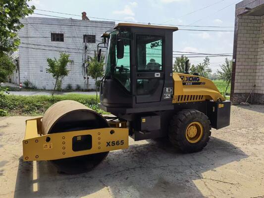 Few Working Hours Road Roller/Used XCMG XS65 Single Drum Compactor In Excellent Condition