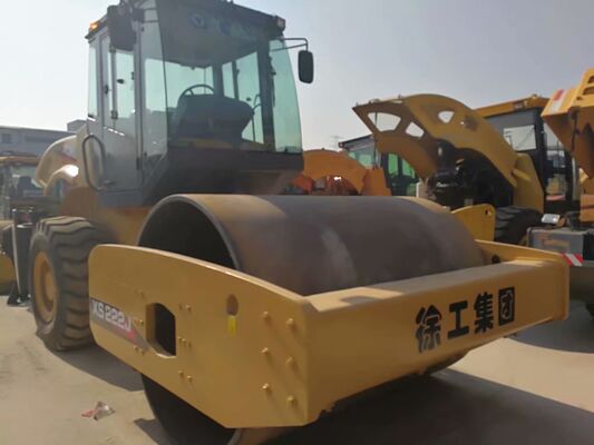 Used XCMG XS222J Single Drum Compactor Easy Operation And Good Condition