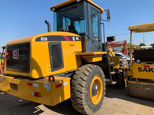 Rated Loader 3 Tons Liugong CLG835H Used Wheel Loader In Excellent Condition