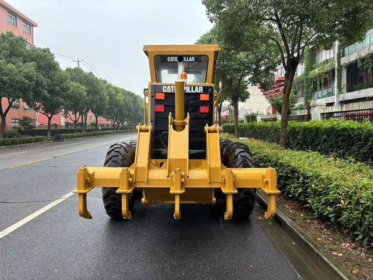 Original Japan 140H Caterpillar Motor Grader Second Hand Safety Operation