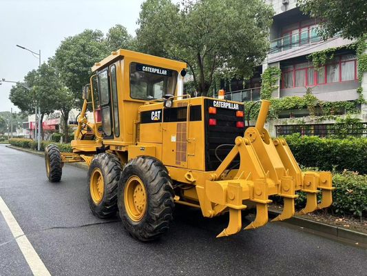 Original Japan 140H Caterpillar Motor Grader Second Hand Safety Operation