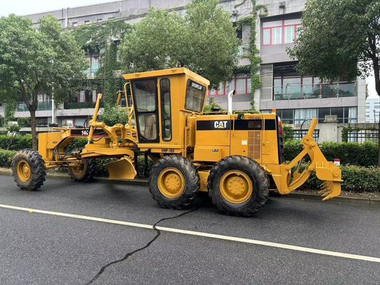 Original Japan 140H Caterpillar Motor Grader Second Hand Safety Operation