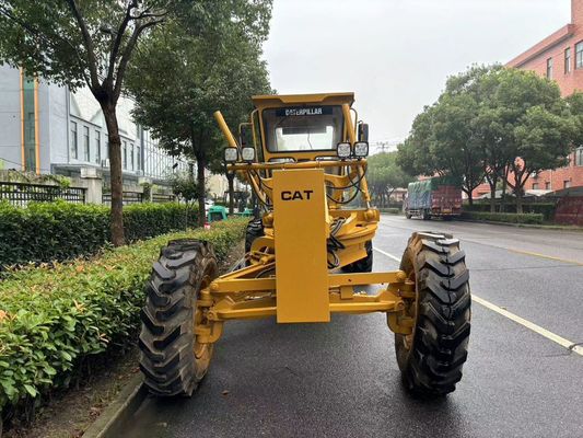 Original Japan 140H Caterpillar Motor Grader Second Hand Safety Operation