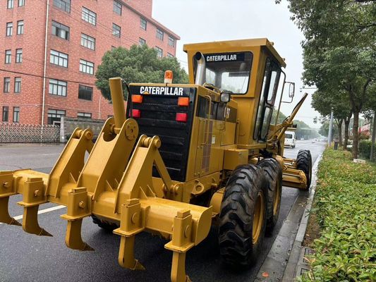 Original Japan 140H Caterpillar Motor Grader Second Hand Safety Operation