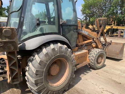 CASE 580M Original USA Used Backhoe Loader Fuel Saving Second Hand Backhoe