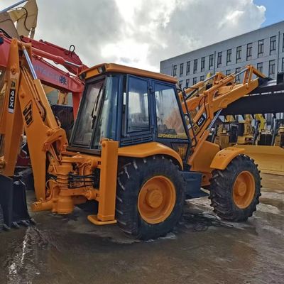 JCB 4CX Backhoe Loader Second Hand Energy Saving With High Capacity