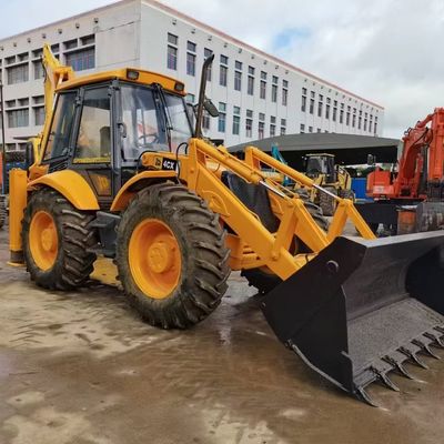 JCB 4CX Backhoe Loader Second Hand Energy Saving With High Capacity