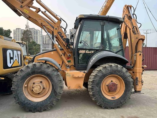 CASE 695SR Used Backhoe Loader Rugged Construction 4 Wheel Backhoe Loader