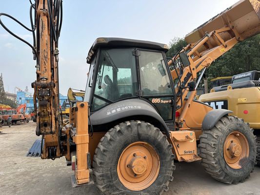 CASE 695SR Used Backhoe Loader Rugged Construction 4 Wheel Backhoe Loader