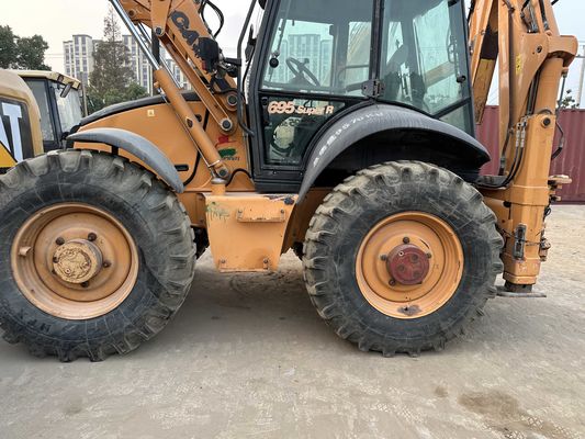 CASE 695SR Used Backhoe Loader Rugged Construction 4 Wheel Backhoe Loader