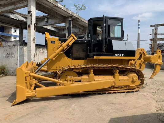 6 Way Blade SHANTUI SD22 Second Hand Bulldozer With Hydraulic Ripper