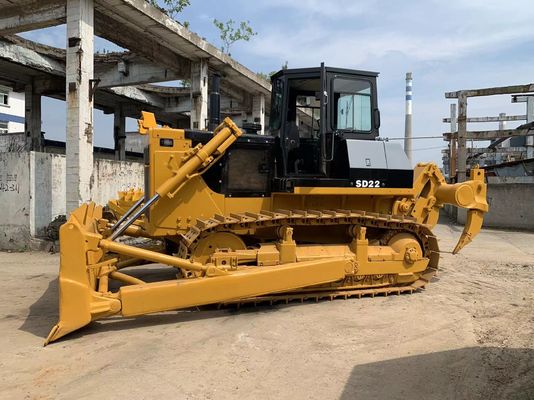 6 Way Blade SHANTUI SD22 Second Hand Bulldozer With Hydraulic Ripper