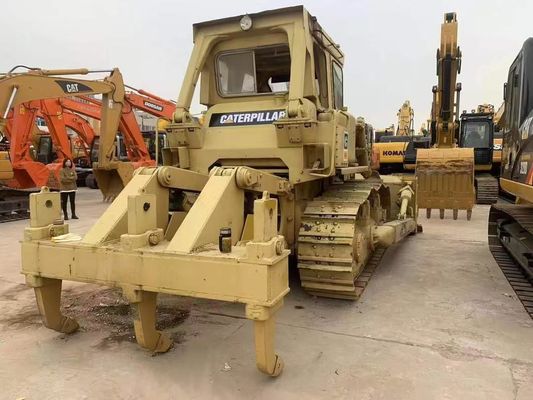 Powerful Second Hand Caterpillar D7G Dozer Energy Efficiency 6 Way Blade