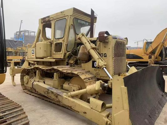 Powerful Second Hand Caterpillar D7G Dozer Energy Efficiency 6 Way Blade