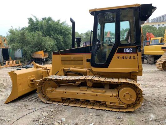 Original Japan Mini Second Hand Bulldozer Caterpillar D5C XL Stable Operation