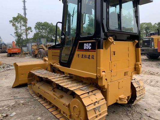 Original Japan Mini Second Hand Bulldozer Caterpillar D5C XL Stable Operation