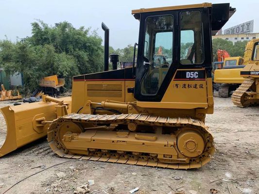 Original Japan Mini Second Hand Bulldozer Caterpillar D5C XL Stable Operation