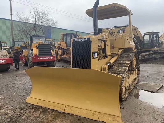 Used Crawler CAT D4H Bulldozer Repaint Color High Drive Easy Operation