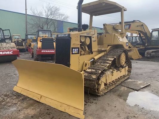 Used Crawler CAT D4H Bulldozer Repaint Color High Drive Easy Operation