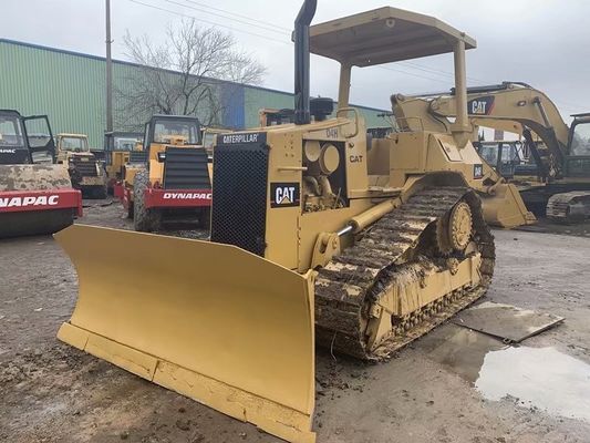 Used Crawler CAT D4H Bulldozer Repaint Color High Drive Easy Operation