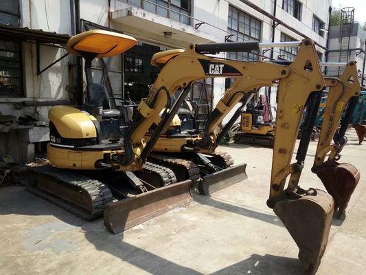 Original Color 303 CR Used CAT Excavator Energy Efficiency Used CAT Mini Excavator