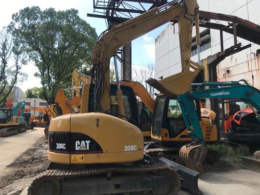 Hydraulic Crawler Used CAT 308C Excavator Original Japan easy maintenance