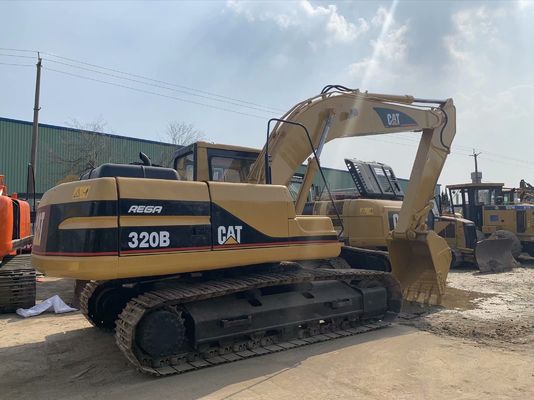 High Strength 320B Used CAT Excavator Safety Operation 20 Tons Excavator