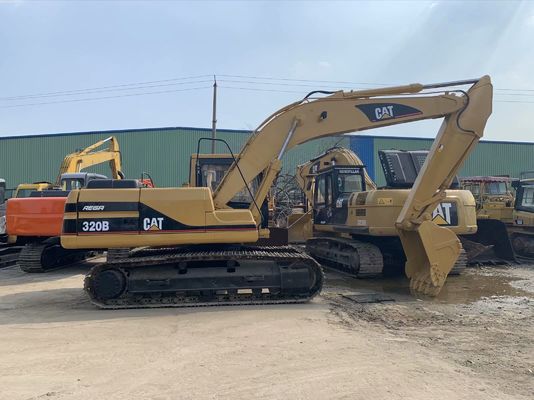 High Strength 320B Used CAT Excavator Safety Operation 20 Tons Excavator