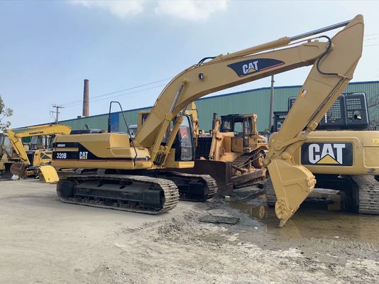 High Strength 320B Used CAT Excavator Safety Operation 20 Tons Excavator