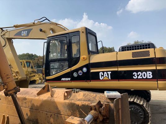 High Strength 320B Used CAT Excavator Safety Operation 20 Tons Excavator