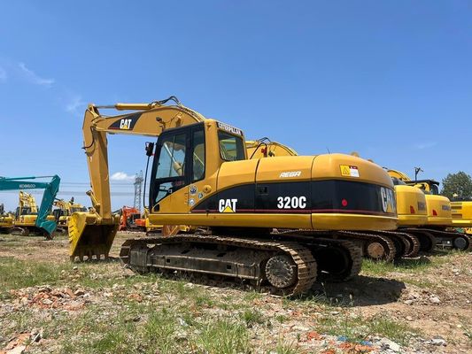 320C Used CAT Excavator Caterpillar 20 Ton Excavator Safety Operation Japan