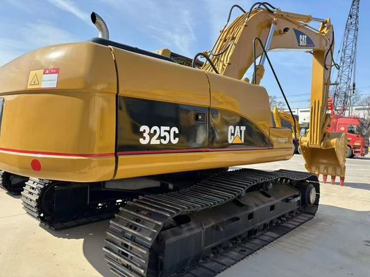 Hydraulic Used Caterpillar 325C Excavator Visibility And Safety For Construction