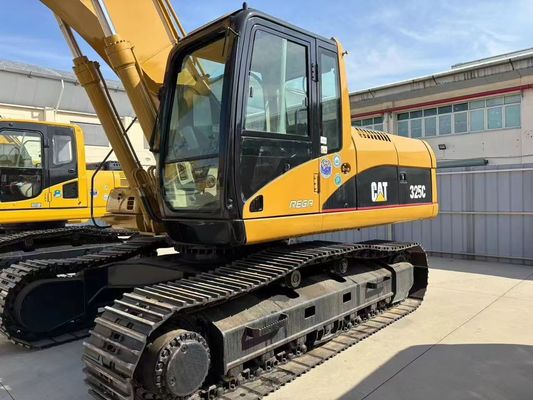 Hydraulic Used Caterpillar 325C Excavator Visibility And Safety For Construction