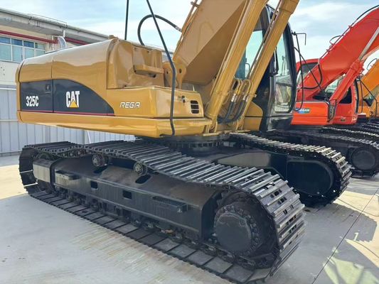 Hydraulic Used Caterpillar 325C Excavator Visibility And Safety For Construction
