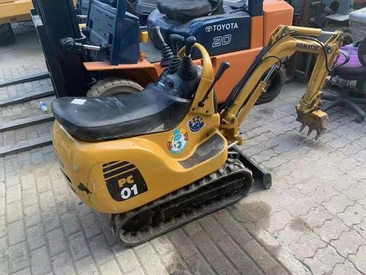 PC01 Original Color Used Komatsu Mini Excavator For Working Indoors