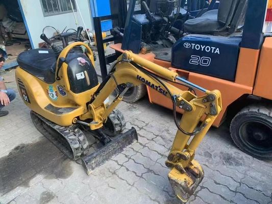 PC01 Original Color Used Komatsu Mini Excavator For Working Indoors