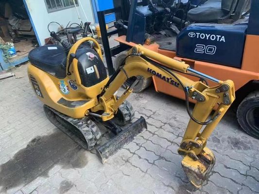 PC01 Original Color Used Komatsu Mini Excavator For Working Indoors
