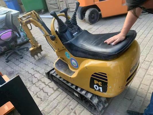 PC01 Original Color Used Komatsu Mini Excavator For Working Indoors
