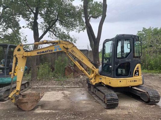 Enclosed Cab Used Komatsu Mini Excavator PC40MR-2 PC35MR-2 PC40MR-2