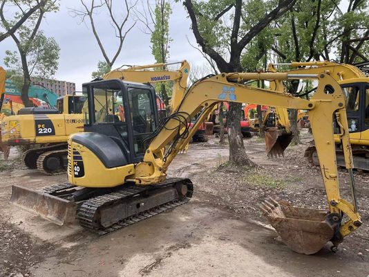 Enclosed Cab Used Komatsu Mini Excavator PC40MR-2 PC35MR-2 PC40MR-2