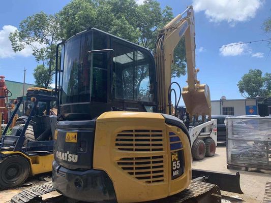 Used PC50MR-2 Komatsu Mini Digger Enclosed Cab For Construction Site