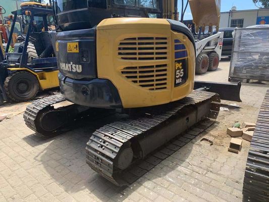 Used PC50MR-2 Komatsu Mini Digger Enclosed Cab For Construction Site