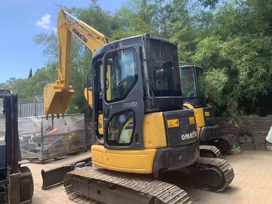 Used PC50MR-2 Komatsu Mini Digger Enclosed Cab For Construction Site