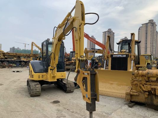 Komatsu PC55MR-2 Used Excavator Japan Mini Size With Hydraulic Hammer
