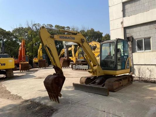 Original Color Used Komatsu PC56MR-2 Mini Excavator In Excellent Condition