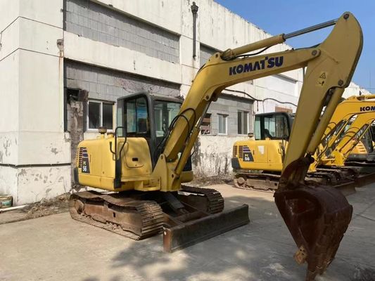 Original Color Used Komatsu PC56MR-2 Mini Excavator In Excellent Condition