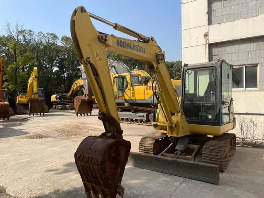 Original Color Used Komatsu PC56MR-2 Mini Excavator In Excellent Condition