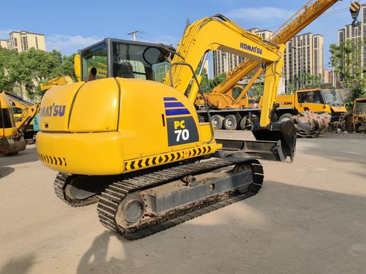 Original Japan Used Excavator Komatsu PC70-8 Crawler Type Excavator